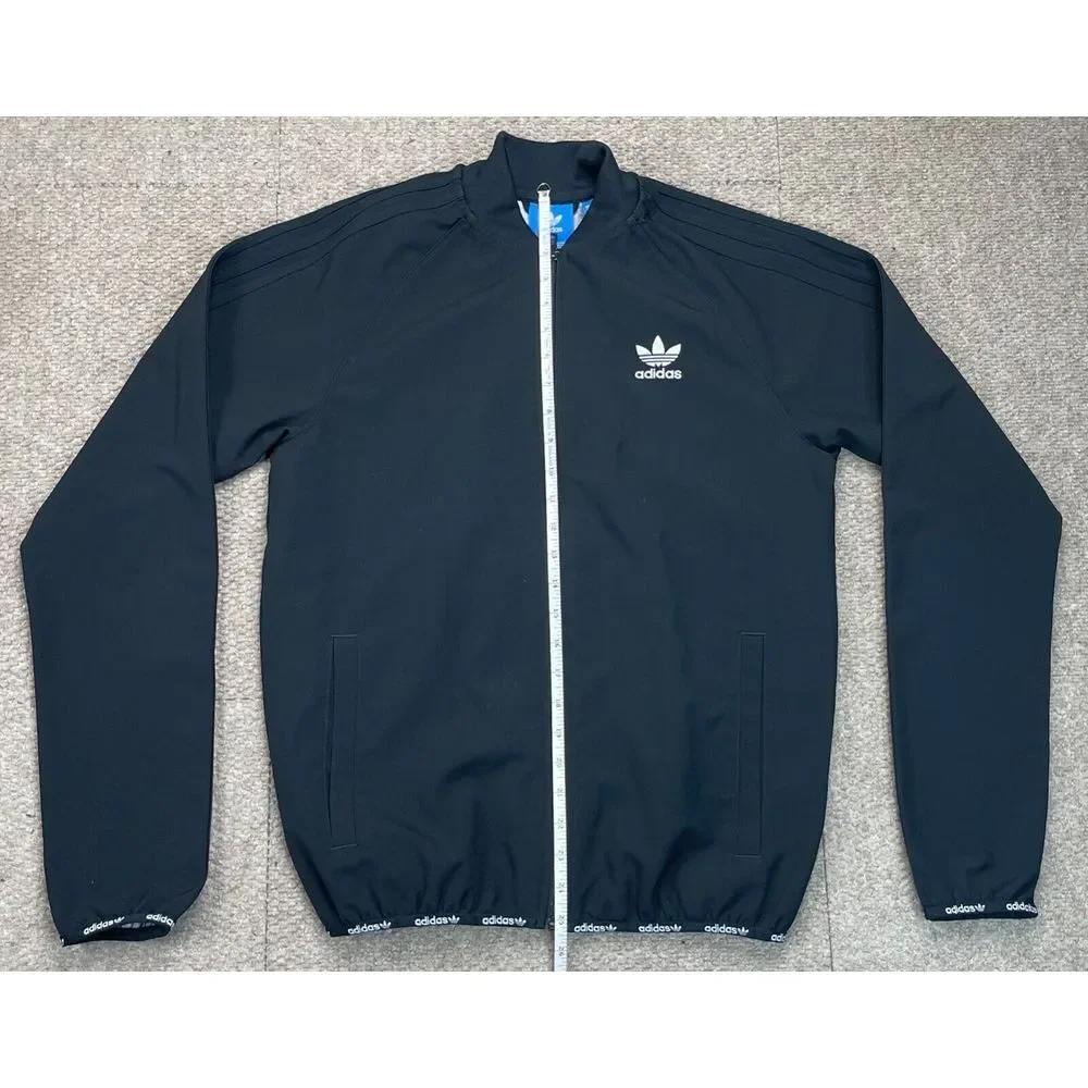 Adidas Men's Black‎ & White Long Sleeve Track Suit Jacket Size Medium